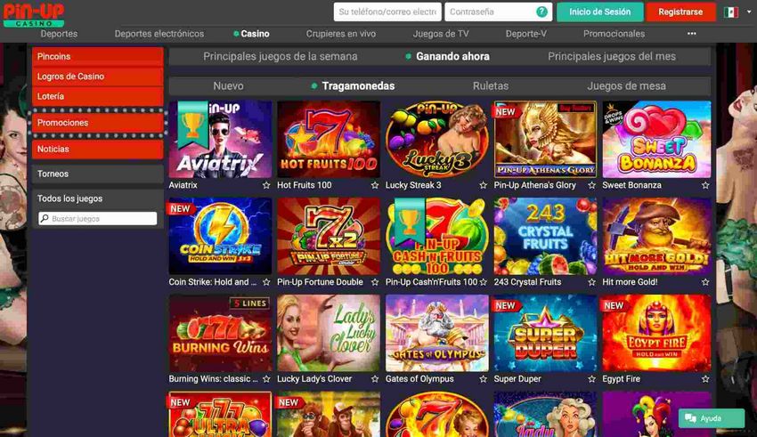Pin Up Casino - онлайн-казино с видеоиграми